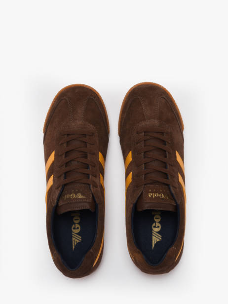 Sneakers Harrier En Cuir Gola Marron men CMA192 vue secondaire 3