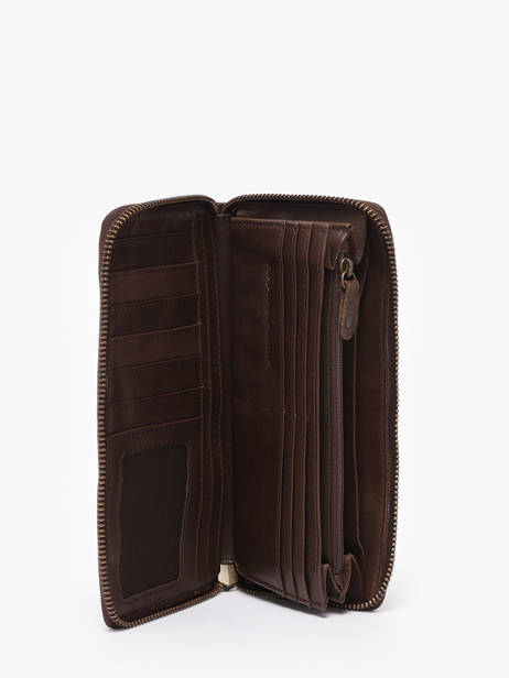 Portefeuille Cuir Biba Marron heritage BT10 vue secondaire 1