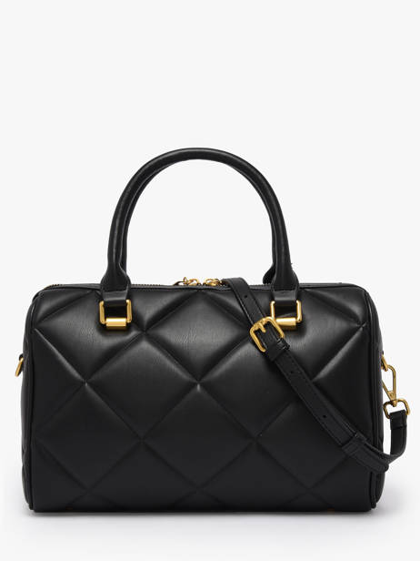 Sac Polochon June Matelassé Laurent david Noir ld bags 867 vue secondaire 4