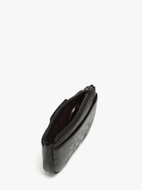 Porte-monnaie Cuir Serge blanco Noir baltimore BAL21071 vue secondaire 1