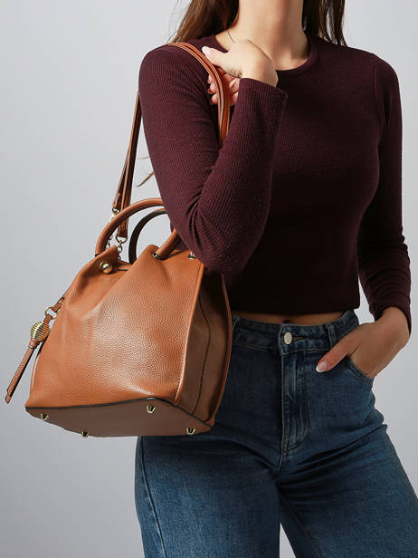 Sac à Dos Ted lapidus Marron gretel TLAU8932 vue secondaire 2