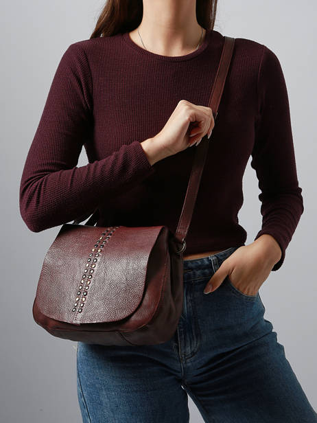 Sac Bandoulière Heritage Cuir Biba Violet heritage HAK2L vue secondaire 1