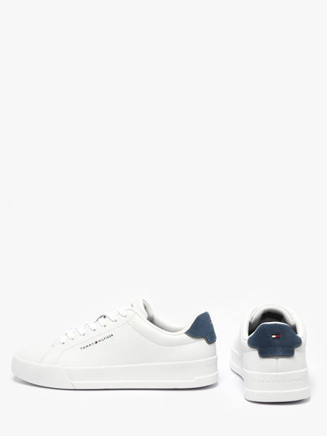 Sneakers En Cuir Tommy hilfiger Blanc men 536702W vue secondaire 2