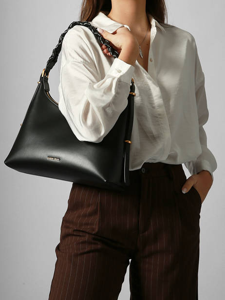 Sac Porté épaule Jess Cuir Vanessa bruno Noir jess 30V40916 vue secondaire 1