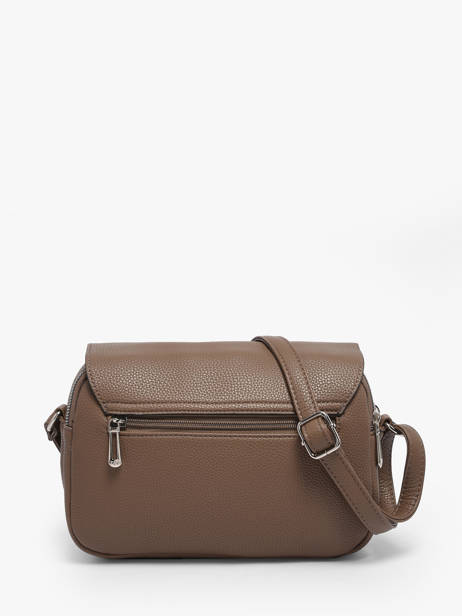 Sac Bandoulière Grained Miniprix Marron grained F3601 vue secondaire 3