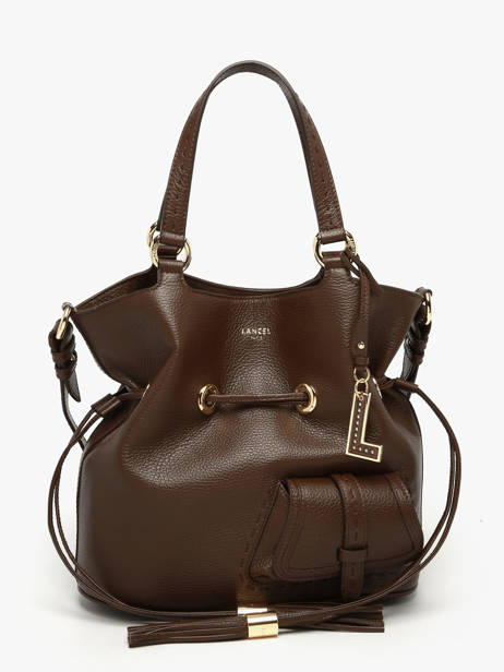 Sac Seau M Premier Flirt Cuir Lancel Marron premier flirt A10110 vue secondaire 2
