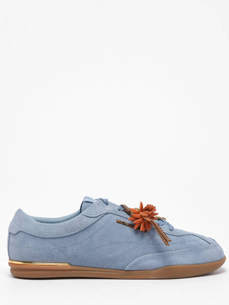 Sneakers En Cuir Michael kors Bleu women OFS2S264