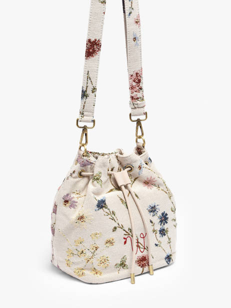 Sac Bandoulière Alocasia Coton Woomen Beige alocasia WALO06 vue secondaire 2