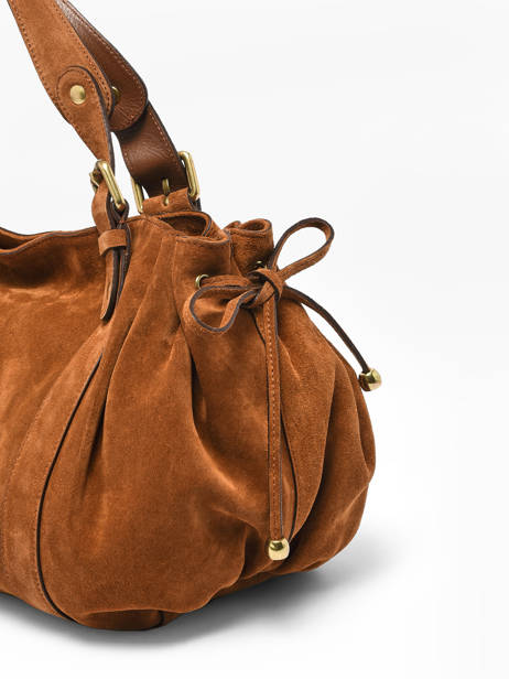 Sac 24h Folk Cuir Gerard darel Marron folk DDS01407 vue secondaire 4