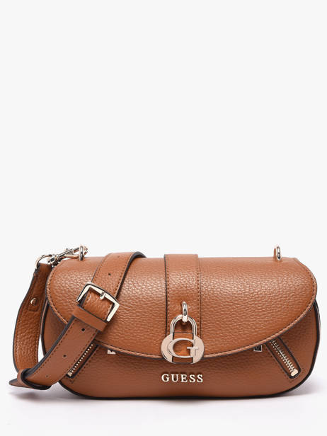 Sac Bandoulière Jessa Polyester Guess Marron jessa BG836220
