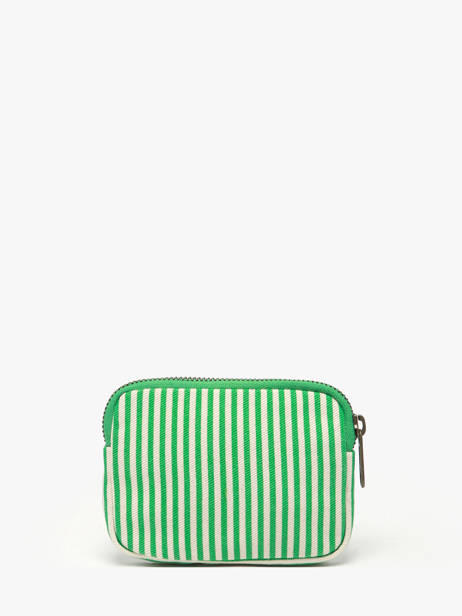 Porte-monnaie Rayures Hindbag Vert rayures RA vue secondaire 2
