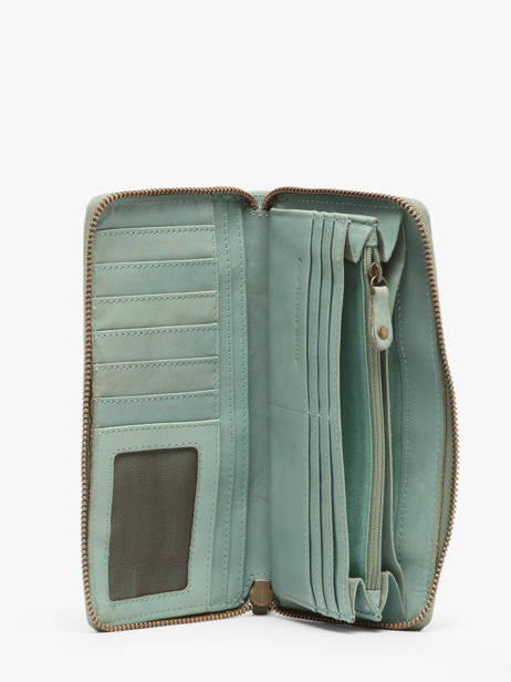 Portefeuille Heritage Cuir Biba Bleu heritage BT10 vue secondaire 1