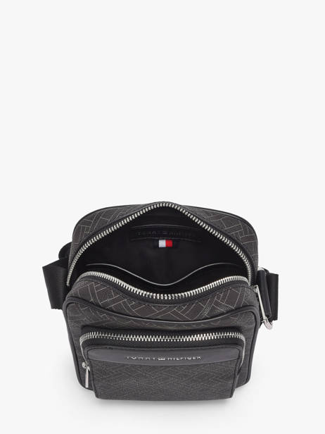 Sac Bandoulière Tommy hilfiger Noir th flag AM14138 vue secondaire 2
