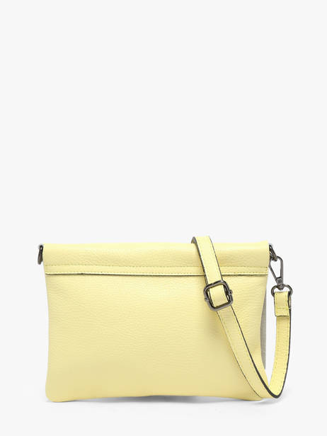 Sac Bandoulière Caviar Cuir Milano Jaune caviar CA22112 vue secondaire 3