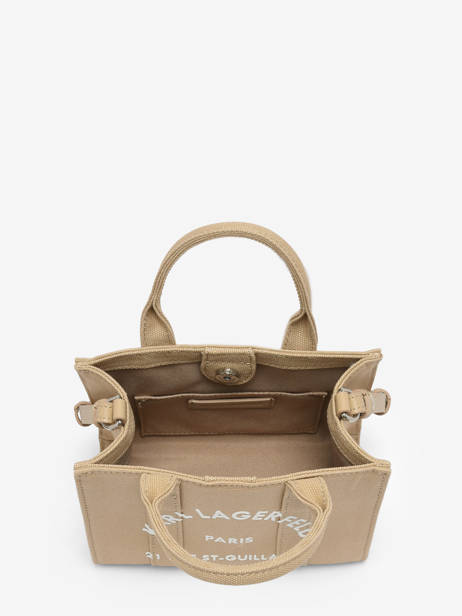 Sac Bandoulière Rsg Coton Karl lagerfeld Beige rsg A1W50118 vue secondaire 2