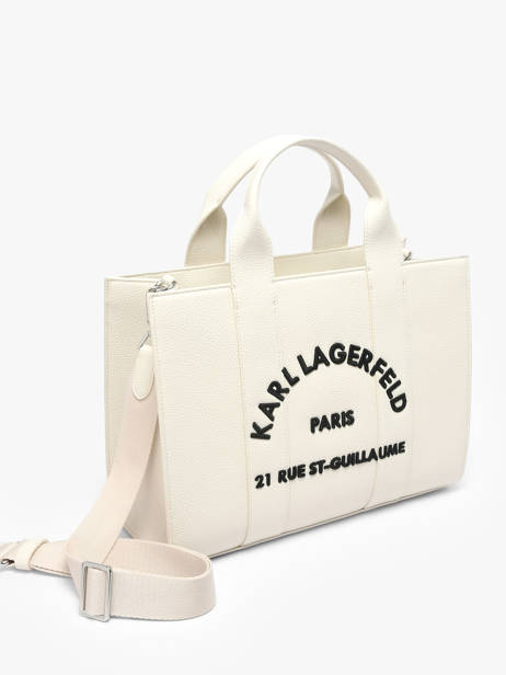 Sac Porté Main Rsg Cuir Karl lagerfeld Blanc rsg B1W30041 vue secondaire 1