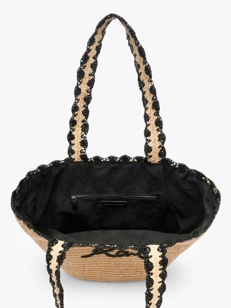 Sac Porté épaule K Signature Raphia Karl lagerfeld Beige k signature B1W46070 vue secondaire 3