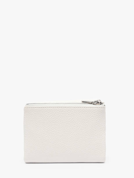 Porte-monnaie Porte-cartes Grained Miniprix Blanc grained F5019 vue secondaire 2