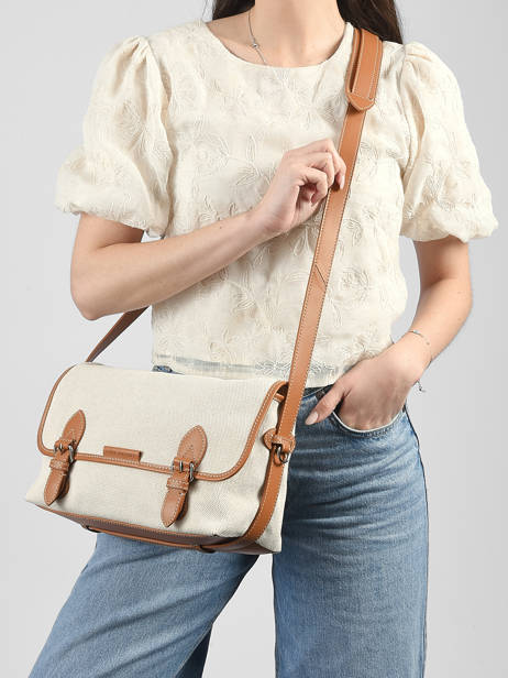Sac Bandoulière Loulou Escapade Paul marius Beige escapade LOULOESC vue secondaire 1