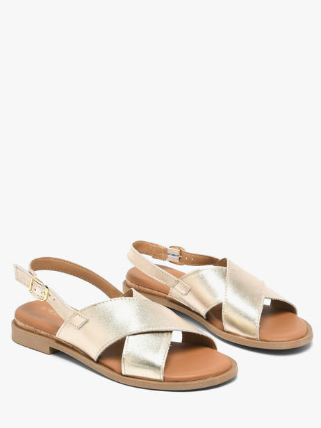 Sandales En Cuir Tamaris Or women 44 vue secondaire 1