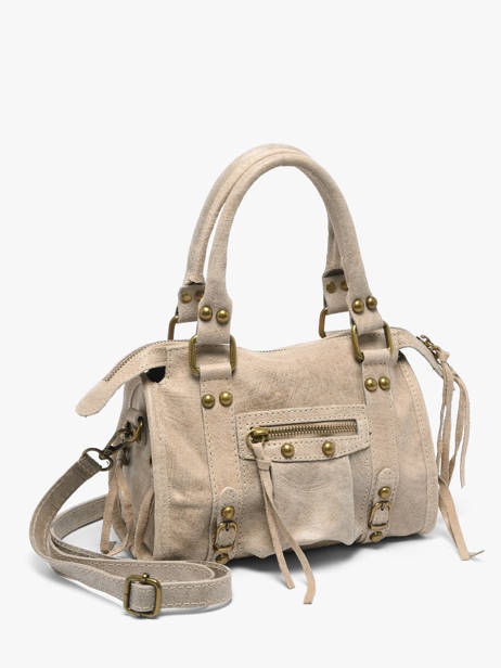 Sac Porté Main Spazzolato Cuir Milano Beige spazzolato SP24093 vue secondaire 2