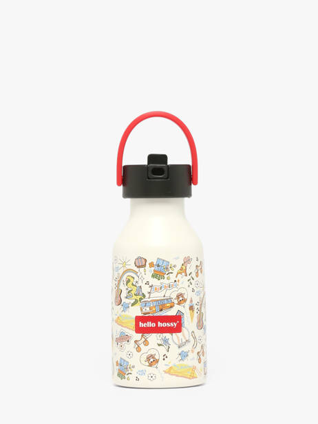 Gourde 350ml Hello hossy Beige cool kids 350M