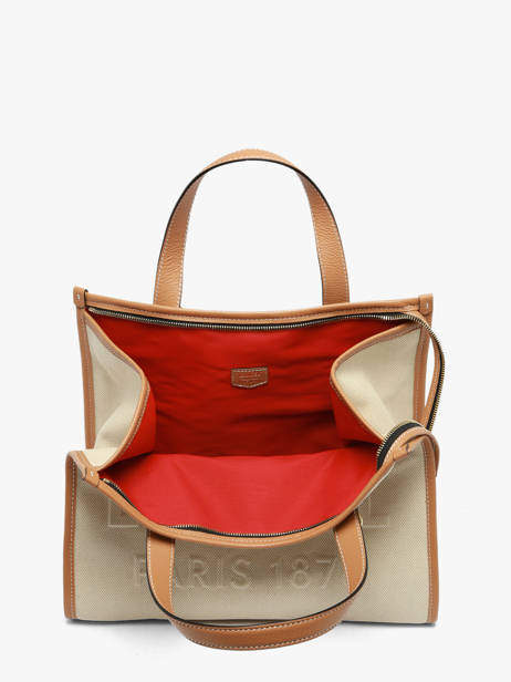 Sac Cabas Zippé M Jour Toilet Et Cuir Lancel Beige jour A14027 vue secondaire 4