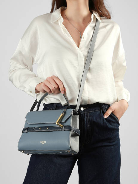 Sac Bandoulière Faubourg Cuir Lancel Bleu faubourg A13949 vue secondaire 1