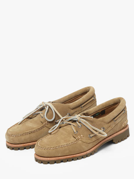 Chaussures Bateau En Cuir Timberland Beige women 2GNVEW11 vue secondaire 1