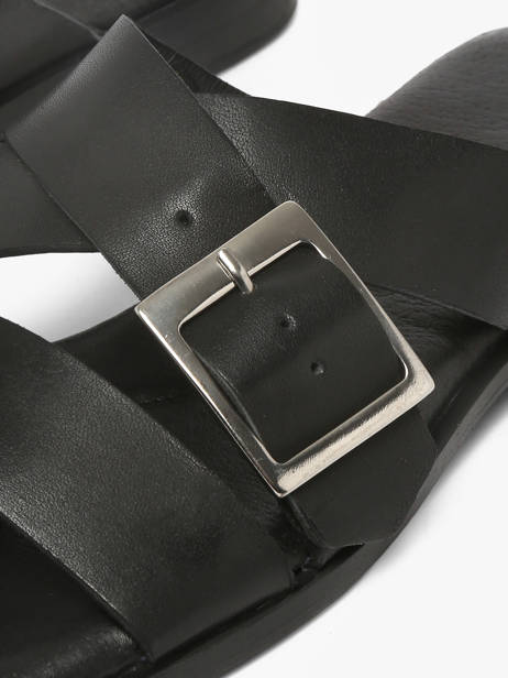 Mules En Cuir Pavement Noir women 25276 vue secondaire 2