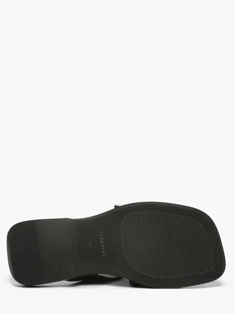 Mules En Cuir Pavement Noir women 25276 vue secondaire 4
