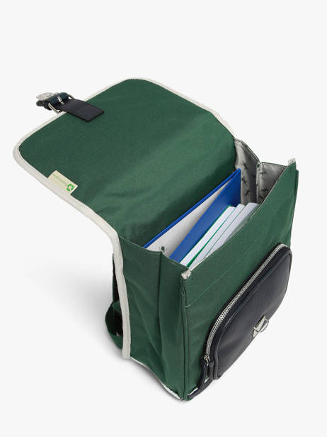 Sac à Dos 1 Compartiment Cameleon Vert vintage urban SD30 vue secondaire 4
