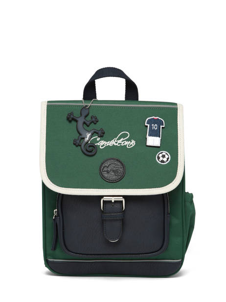Sac à Dos 1 Compartiment Cameleon Vert vintage urban SD30 vue secondaire 8