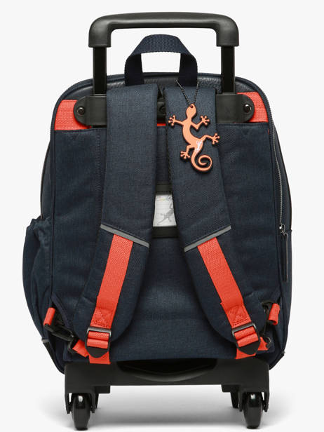 Sac A Dos à Roulettes 2 Compartiments Vintage Urban Cameleon Bleu vintage urban SR40 vue secondaire 3