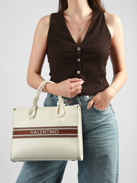 Sac Porté Main Aella Valentino Blanc aella VBS9ZW04 vue secondaire 1