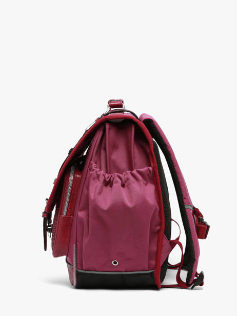 Cartable Enfant 3 Compartiments Vintage Fantasy Cameleon Violet vintage fantasy CA41 vue secondaire 1