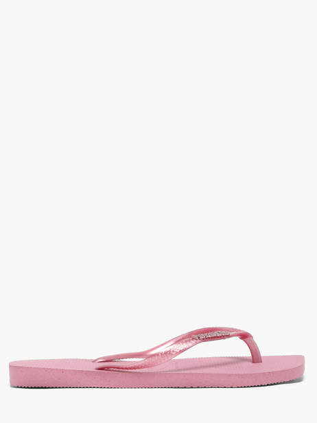 Tongs Sl Sq Lg Met Havaianas Rose women 4148257F vue secondaire 1