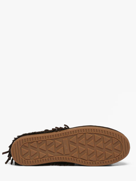 Mocassins En Cuir Inuovo Marron women 29015SMN vue secondaire 4