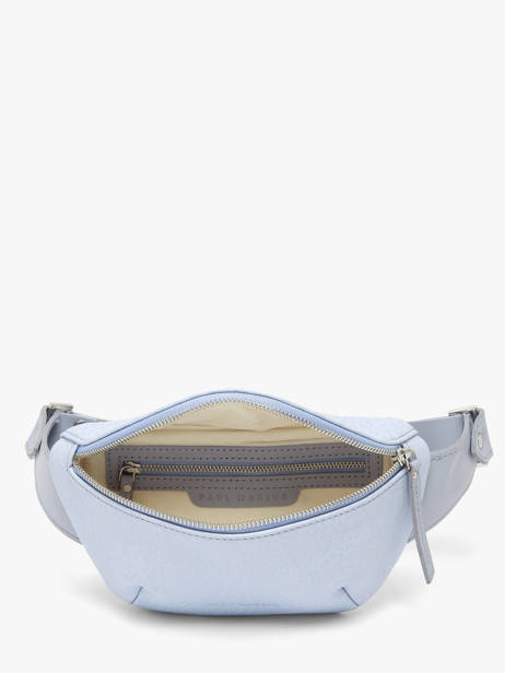 Sac Banane Lavande Cuir Paul marius Bleu lavande BANASLAV vue secondaire 2