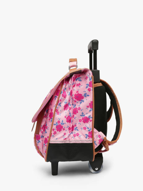Cartable à Roulettes 2 Compartiments Tann's Rose les fantaisies f 26422613 vue secondaire 2