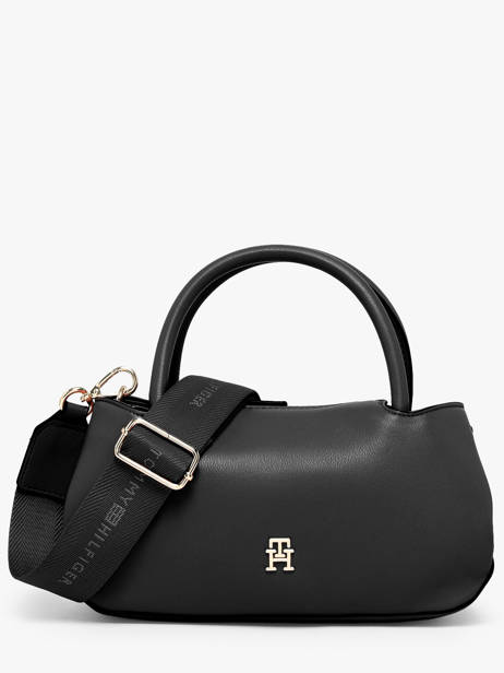 Sac Porté Main Th Logotape Polyester Tommy hilfiger Noir th logotape AW18743