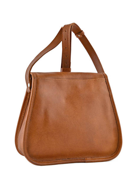 Sac Bandoulière Labesace Cuir Paul marius Marron vintage BESACE vue secondaire 3
