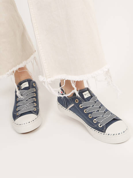 Sneakers  Mustang Bleu women 1376303 vue secondaire 2