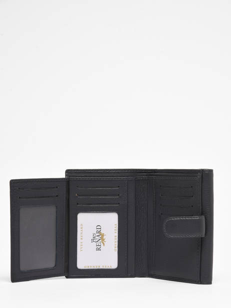 Portefeuille Foulonne Cuir Yves renard Bleu foulonne 29468 vue secondaire 3